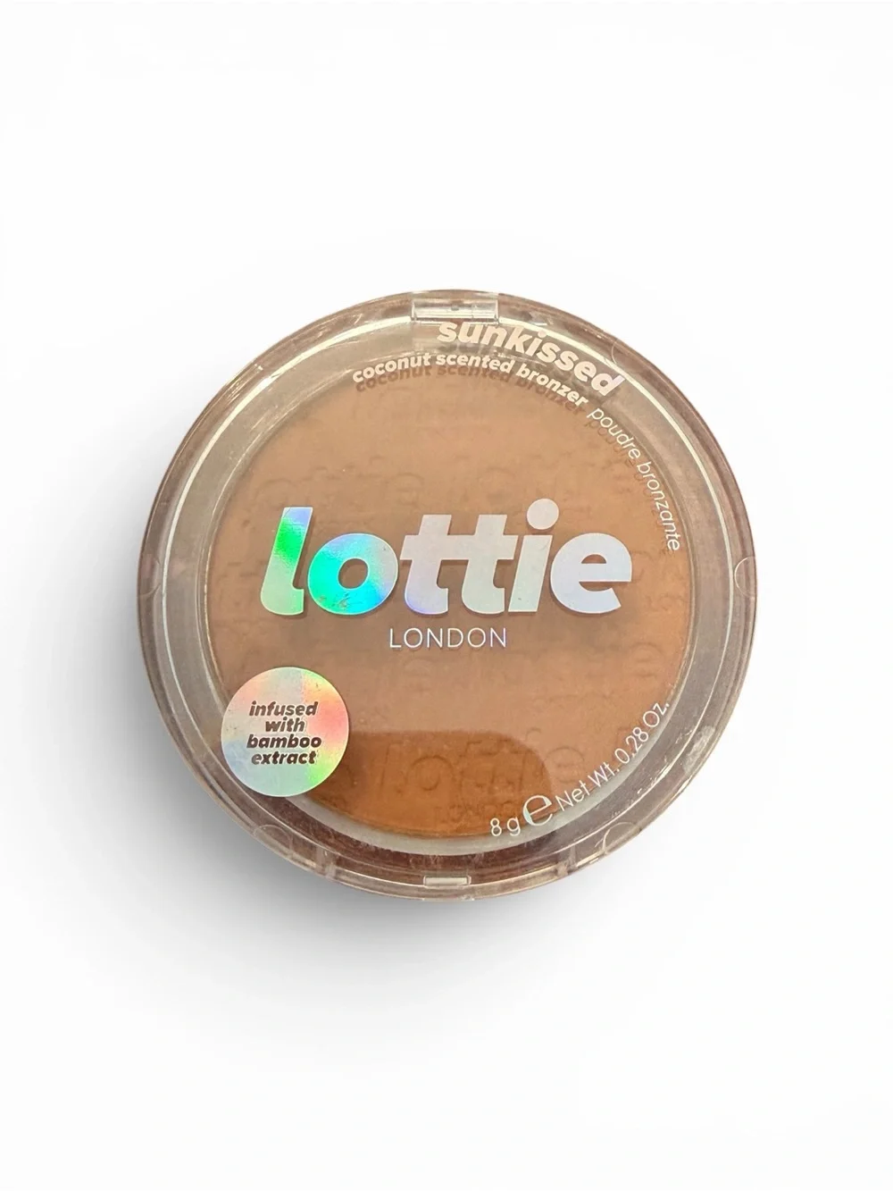 Lottie London Sunkissed Coconut Bronzer - Shade Suncatcher Terra Cotta Color